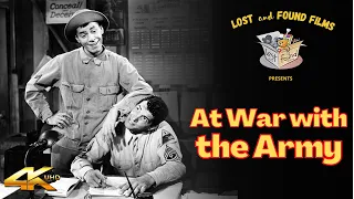 AT WAR WITH THE ARMY (1950) Jerry Lewis Dean Martin | 4K UHD | Remastered  - B&W