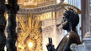 Outstanding performance Hauser Panis Angelicus by Cеsar Franck and Splendor St. Peter's Basilica