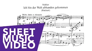 Mahler - Ich bin der Welt - Elisabeth Schwarzkopf - Rückert Lieder Sheet Music HD