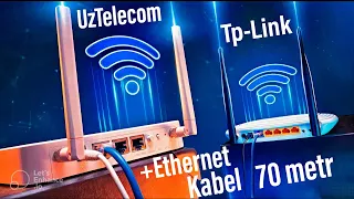 "Uztelecom router"  +  "Tp Link router". Wi-Fi signalini kuchaytirish. Qanday qilib router qoshish.