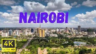 Nairobi, Kenya in 4K Ultra HD 60 FPS By Drone - Welcome to Africa