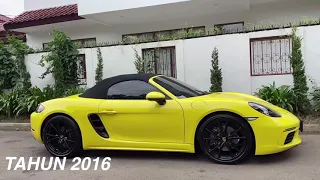 TDP 500 JUTA PORSCHE BOXSTER 718 NEW MODEL 2016 2017 JAKARTA INDONESIA SANDY NAYOWAN CAYMAN