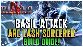 Arc Lash Sorceress Build Guide Diablo 4 Season 3!