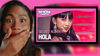 SECRET NUMBER - HOLA (시크릿넘버 - 올라) | Show Champion | REACTION