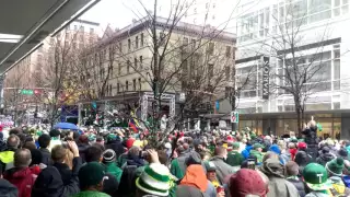 Timbers MLS cup parade downtown PDX 12/8