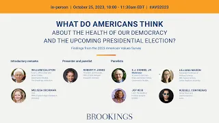 What do Americans think about the health of our democracy and the upcoming presidential election?