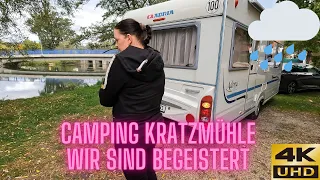 Camping Kratzmühle wir sind begeistert-Wohnwagen Deutschland-Trip Vlog 8 Anreise Altmühltal