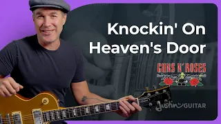 Knockin' on Heaven's Door Guitar Lesson | Guns N' Roses * SLASH! *