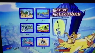 Tom And Jerry The Fast And The Furry DVD Menu Walkthrough