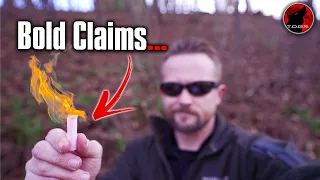 I Don't Like False Claims - Waterproof? Windproof? Bigfoot Bushcraft Fire Plugs Fire Starter