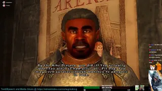 An Oblivion Arena Stream for Good Boys Who Eat their Vegetables