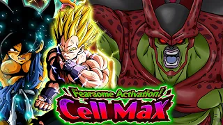 55% LINK LEVEL 10 LR GT GOKU & SSJ4 VEGETA VS CELL MAX BOSS EVENT (DBZ: DOKKAN BATTLE)