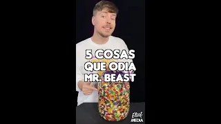 5 COSAS QUE ODIA MR BEAST #Shorts