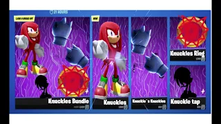 Knuckles in fortnite (concept Sonic 2)