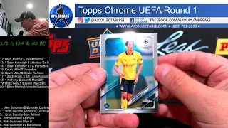 2020-21 Topps Chrome UEFA Hobby Box Round 1 6/16/2021