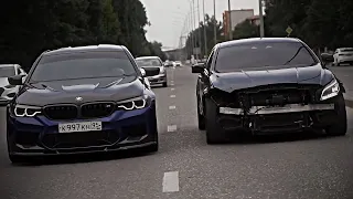 CLS63 AMG vs M5 F90!