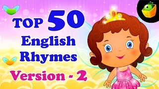 Top 50 Hit Songs Version 2 For Kids - Compilation of Best Children English Nursery Rhymes