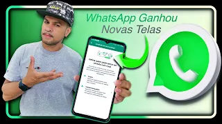 Chegou aí? WhatsApp Atualizou e GANHOU NOVAS TELAS