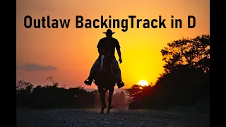 Backing Track in Outlaw Country (D)