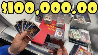 $100,000.00 SPORTS CARD COLLECTION FOUND in $900 locker storage wars extreme unboxing mystery boxes