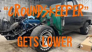 Lowering the front end!! 1981 Chevy c10 shortbed squarebody. Project "groundskeeper"