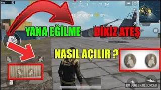 PUBG MOBILE SAĞA SOLA EĞİLME NASIL AÇILIR ?