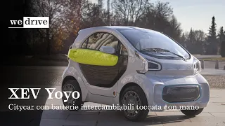 XEV Yoyo | La Citycar elettrica dalle Batterie Intercambiabili toccata con mano