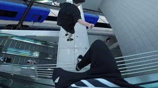 LATE FOR THE TRAIN !!!!!! (Epic Parkour POV Chase)