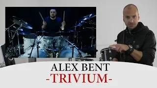 Drum Teacher Reacts to Alex Bent - Drummer of Trivium