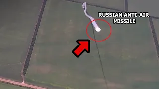 🔴 Ukrainian Drone Records Itself Being Shot Down By Russian Anti-Air Missile Over Pologi