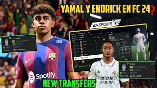 Lamine Yamal, Endrick y Nuevas Transferencias en EA FC 24 ¿Cuando Llegan?