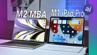 12.9" M1 iPad Pro VS M2 MacBook Air! This Is The One You Should Get