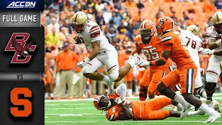 Boston College vs. Syracuse Full Game | 2019 ACC Football