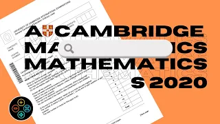 A-Level Pure Mathematics May June 2020 Paper 33 9709/33