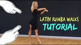 How to dance rumba walks | Ballroom | Latin footwork | Anna Kovalova