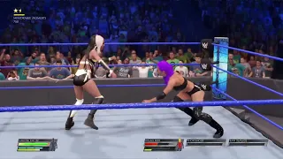 WWE2K22 SMACKDOWN DAKOTA KAI VS TEGAN NOX W/ RHEA AND SASHA