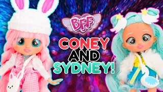 UNBOXING NEW BFF DOLLS CONEY AND SYDNEY! GROWN UP CRYBABIES MAGIC TEARS? #bff #BFFDOLLS