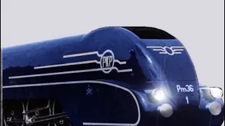 #High-speed train steam locomotive #🇵🇱Poland PM36 type steam locomotive No. 1