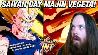 A MUST SUMMON?! SAIYAN DAY MAJIN VEGETA IS A 200% LEAD, AND HE'S BUSTED! (Dokkan Battle)