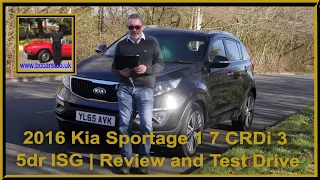 2016 Kia Sportage 1 7 CRDi 3 5dr ISG | Review and Test Drive