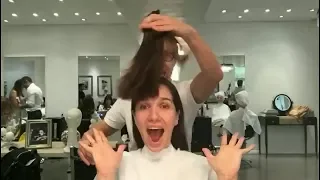 Natalia Oreiro - New hair cut because of filming movie Re Loca! - 23.1.2018