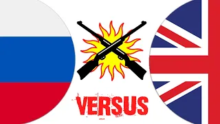 Кто победит РОССИЯ vs ВЕЛИКОБРИТАНИЯ Версус битва за Европу Симуляция!