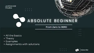 Absolute Beginner TouchDesigner | From Zero to Hero with Examples and Assignments