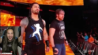 WWE Raw 10/9/17 The Shield REUNITE