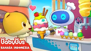 Mesin Penjual Es Krim Ajaib 🍦🍨| Si Imut Timi & Mimi | Lagu Es Krim | BabyBus Bahasa Indonesia