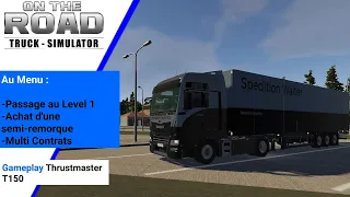 On the Road Truck Simulator-Level 1/Achat de semi/Multi contrats (PS4) [FR]