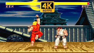 KEN ➤ Street Fighter II' Champion Edition ➤ (Hardest) ➤ 4K 60 FPS