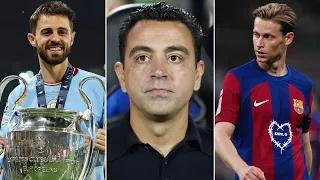 Barcelona News ft Frenkie de Jong FOR SALE, Bernardo Silva & Xavi's demands