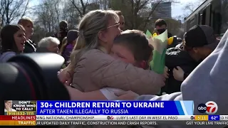 Ukraine children back home after alleged deportation