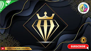 Diamond with Crown in Corel | Tools Hacker Graphix